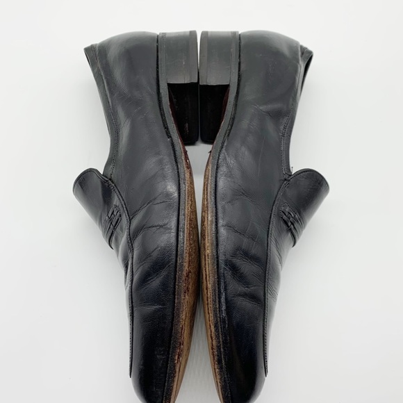 Florsheim Leather Slip On Loafers in Black Size 8.5D - Picture 3 of 11